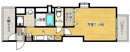 【間取り】 | ウィング新北野