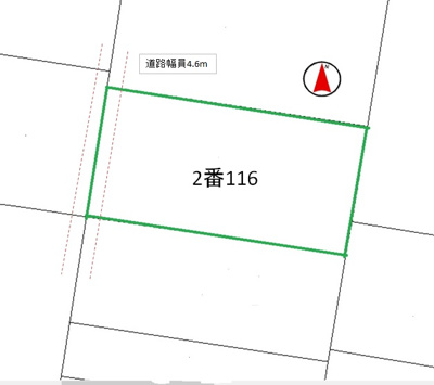 【区画図】 | 那須塩原市豊浦　180万円　土地