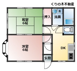 【間取り】 | T・Sハウス　 | 2DKのお部屋です