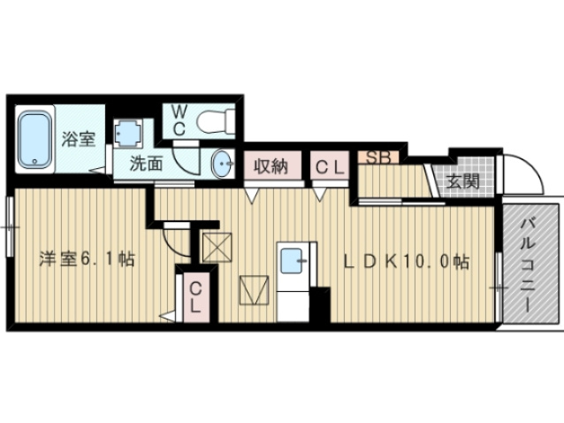 大阪市東淀川区南江口２丁目のアパート