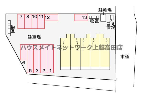 エレガンシア・ＫＯＫＵＨＵの区画図|配置図