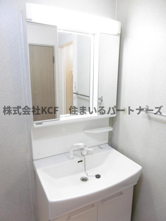 カサグランデⅡの独立洗面台|独立洗面台で身支度をすべて済ませてしまいましょう