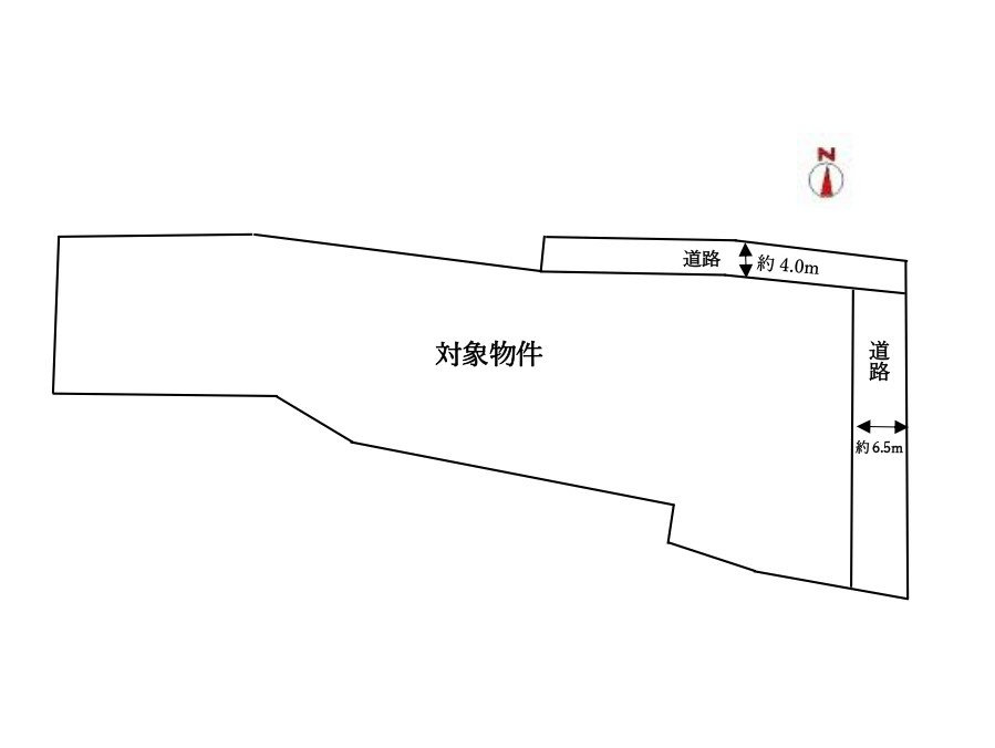 さぬき市鴨部　事務所の間取り