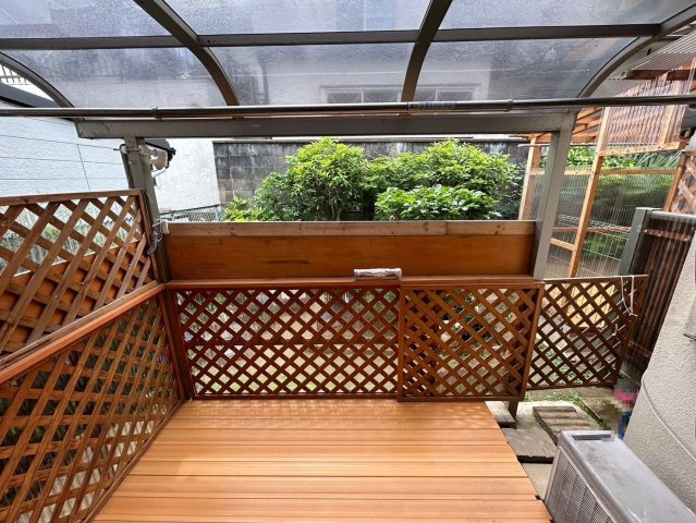 【価格改定】乙訓郡大山崎円明寺脇山のその他|洗濯物の外干しも可能な屋根付きテラス
雨の日も安心です！