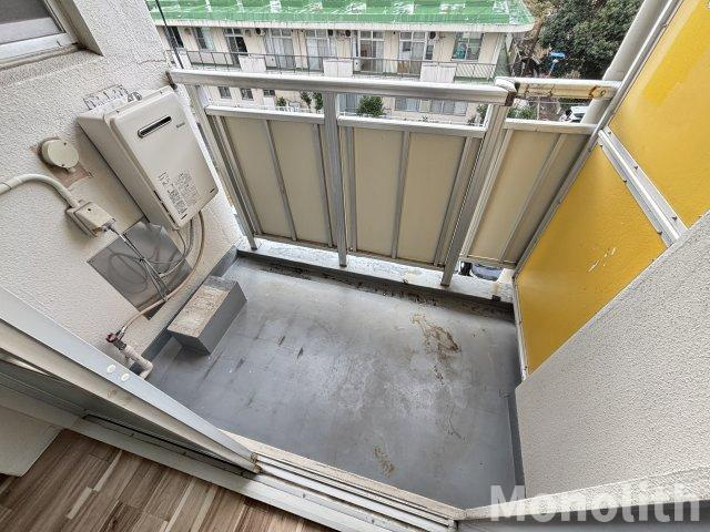 ビレッジハウス伏屋10号棟のバルコニー