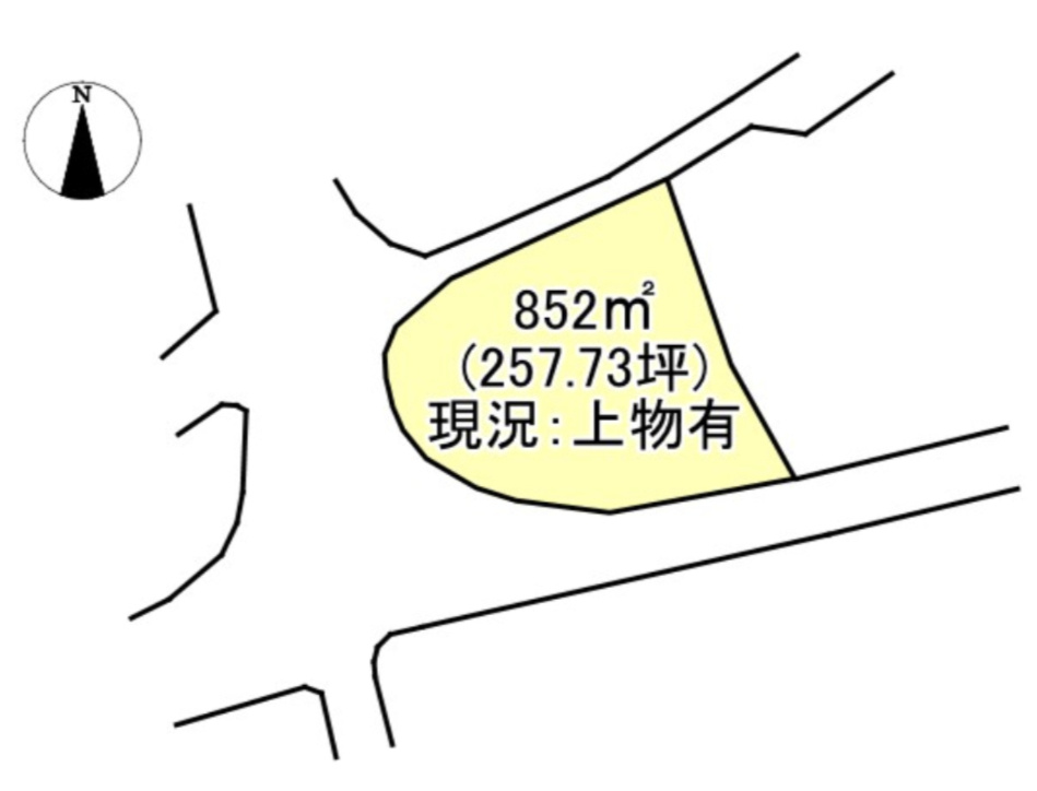 売土地の土地図