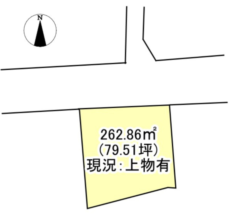 売土地の土地図