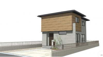 【外観】 | 岡山市北区白石東新町②号地 | おしゃれな外観