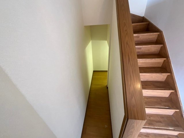 サンライト広町の設備|階段脇物置場です