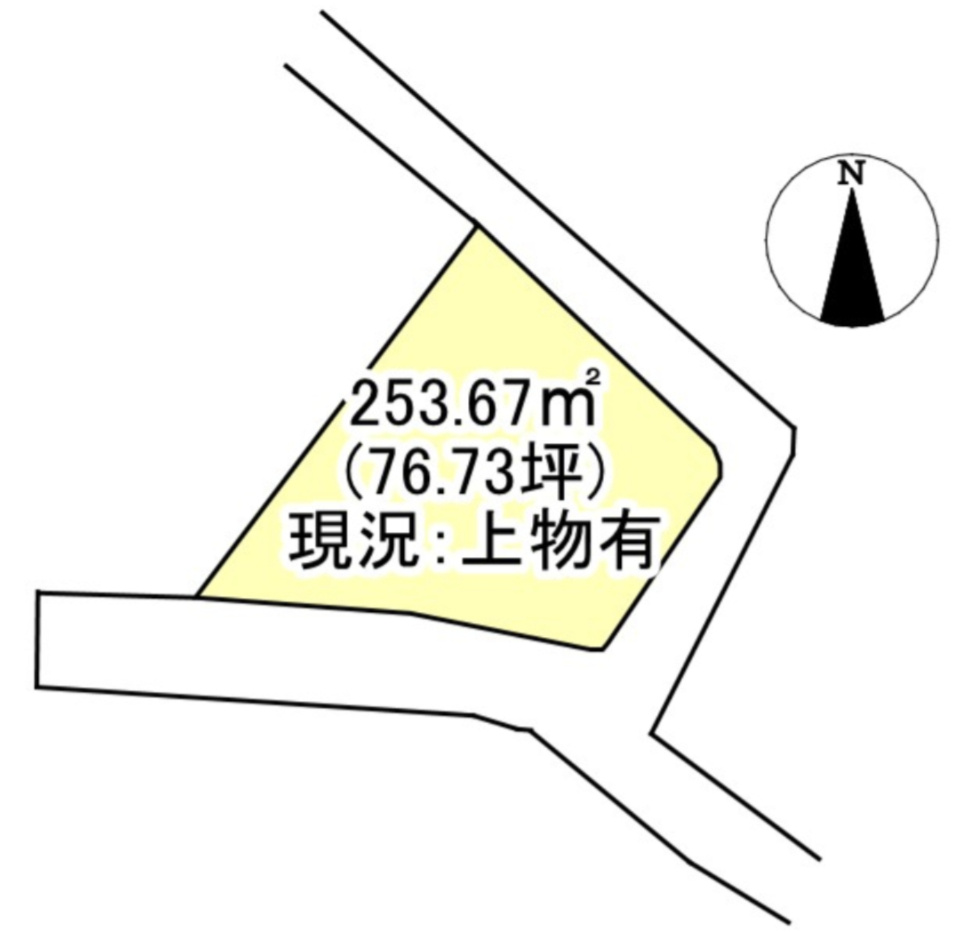 売土地の土地図