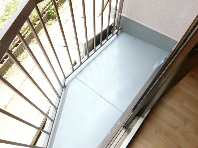 川辺ビルのバルコニー|同物件別部屋