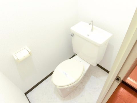 川辺ビルのトイレ|同物件別部屋