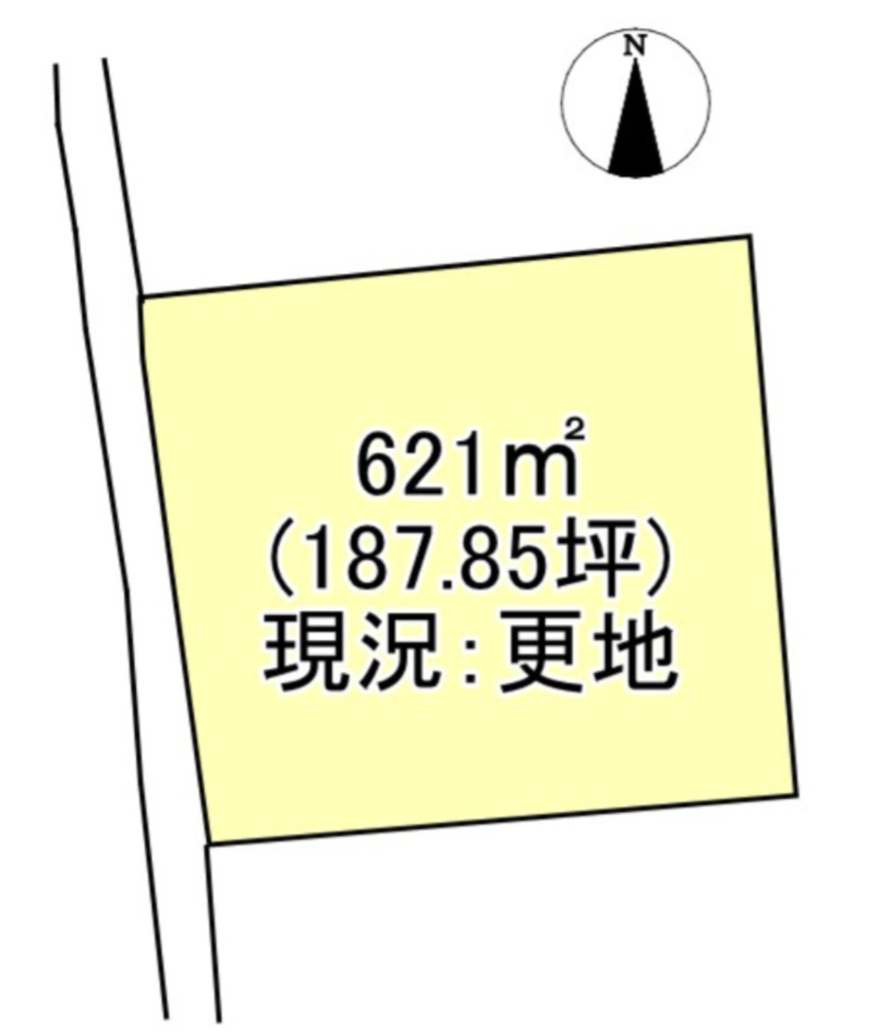 売土地の土地図