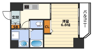 RIVER PARK FRONT 天神橋の間取り