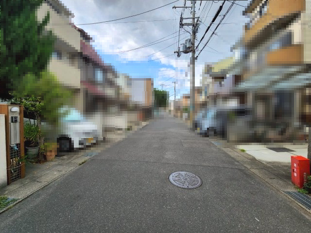 【価格改定】長岡京市神足雲宮の前面道路含む現地写真|建築条件なし
自由設計OKです！