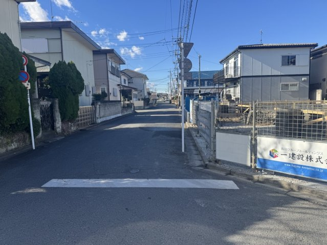 リーブルガーデン．S　本庄日の出　の前面道路含む現地写真|現地前面道路（2024年12月24日）撮影
