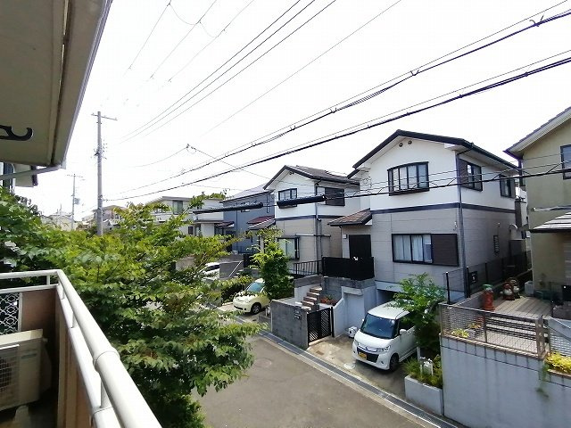神戸市須磨区東落合３丁目のアパートの展望