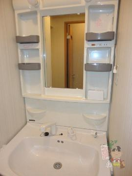 ピュアベルデ医大南の洗面所|洗面