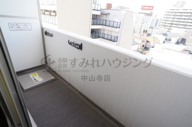 ONLYONE伊丹中央のバルコニー