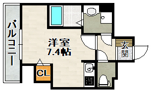 ONLYONE伊丹中央の間取り