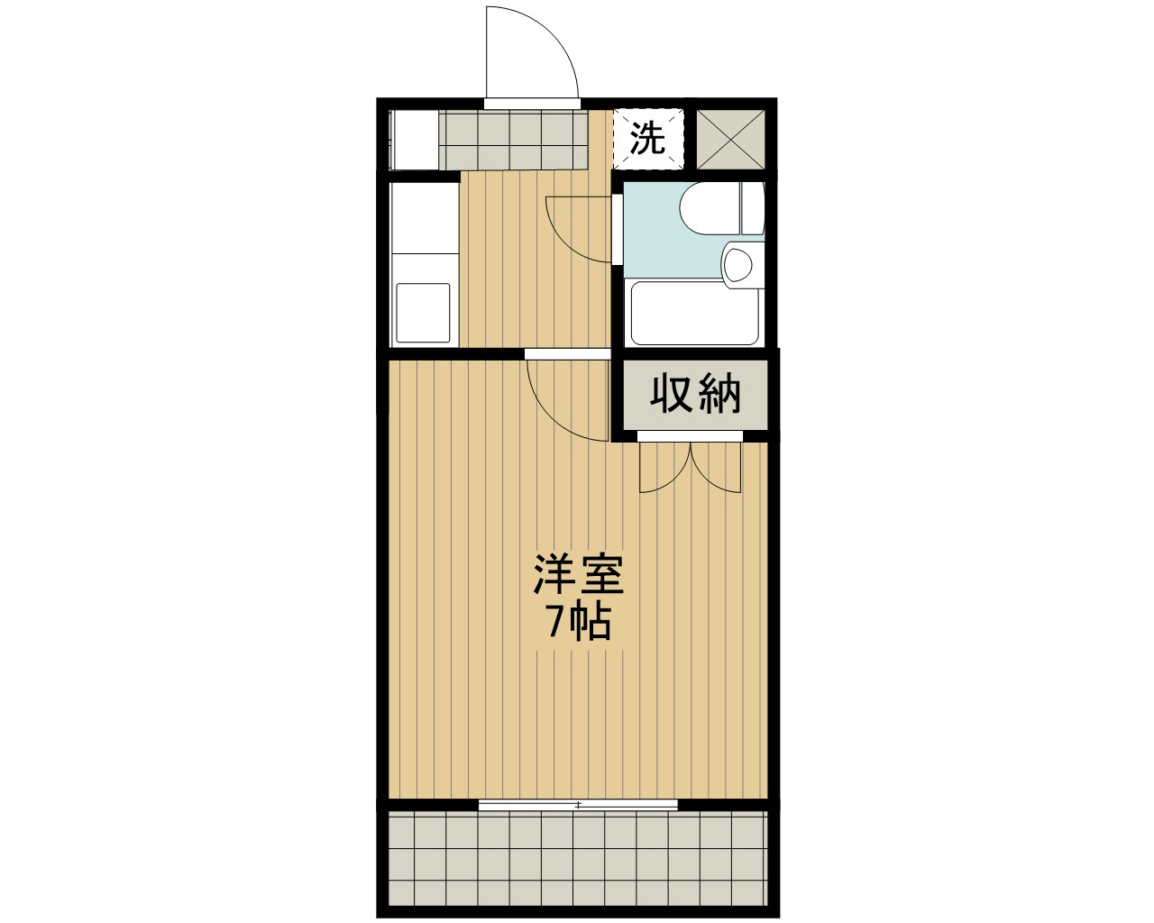 グリーンハイムきたやまの間取り