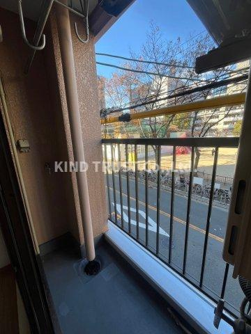 淀川マンション（旧長谷川マンション）のバルコニー|広々としたバルコニーです