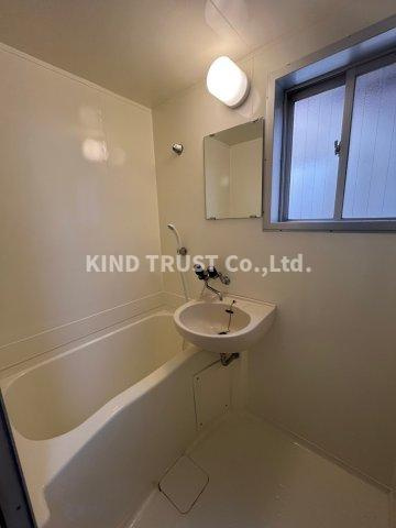 淀川マンション（旧長谷川マンション）の浴室|コンパクトで使いやすいお風呂です