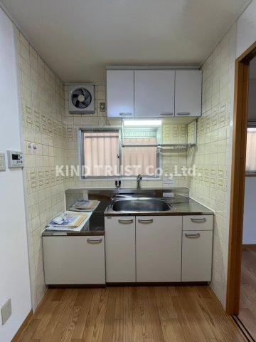 淀川マンション（旧長谷川マンション）のキッチン|きれいなキッチンです