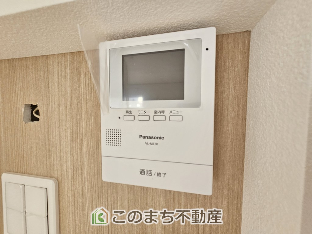 いろどりアイタウン栃木市大宮町22-P1　の設備|モニタ付きインターホンで防犯面もしっかり安心♪