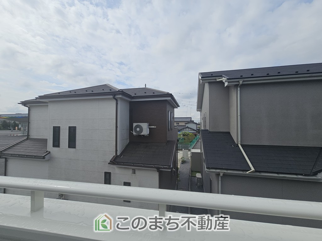いろどりアイタウン栃木市大宮町22-P1　|バルコニーからの眺めです！