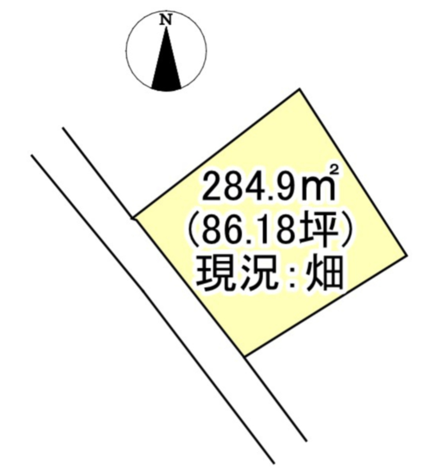 売土地の土地図
