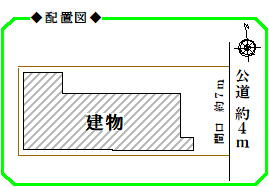 静岡市清水区巴町の店舗の土地図