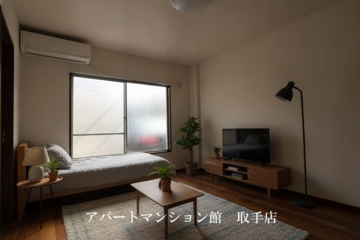 ソラーレの居間・リビング|CGで家具等を配置したものです。実際に家具等は含まれません。

