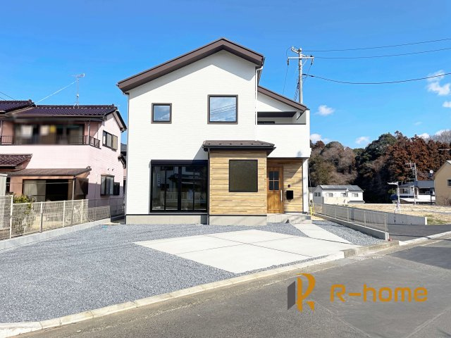 水戸市元吉田町1期　新築戸建て　1号棟の外観|ご予約を頂ければ、『平日』はもちろん『早朝』や『夜間』もご見学可能です♪お気軽にお申し付けください♪