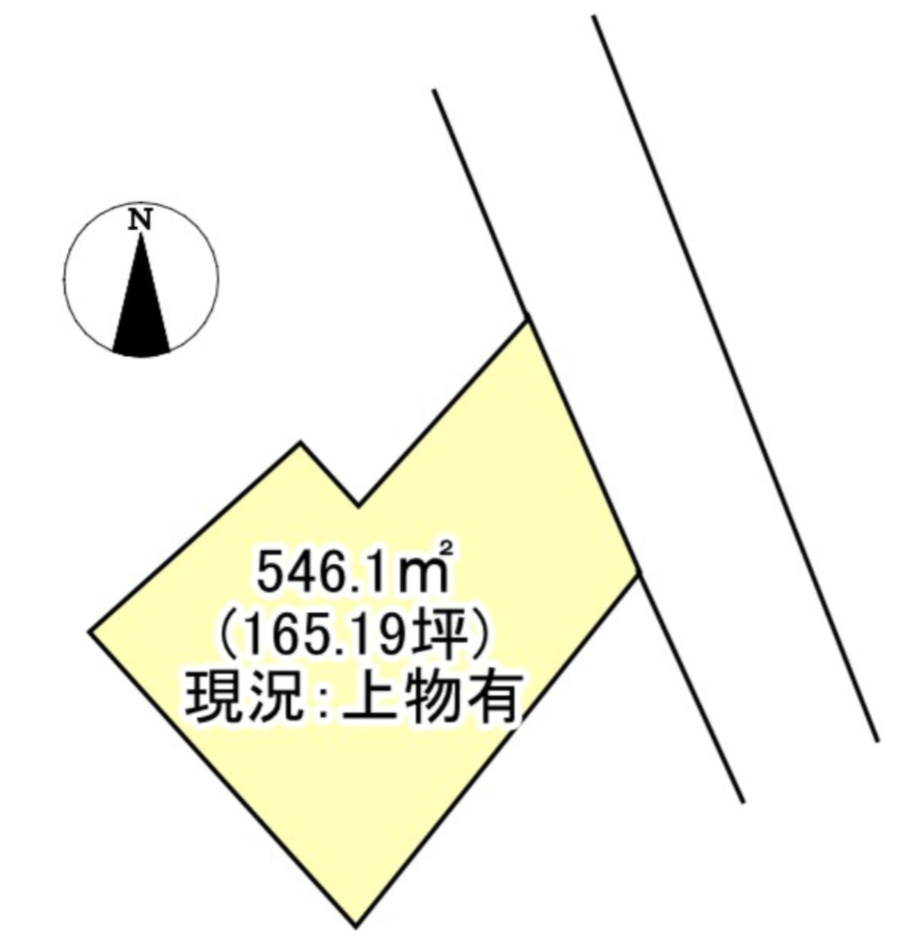 売土地の土地図