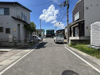 【前面道路含む現地写真】 | 下阪本２丁目　ニュータウン2期8号地