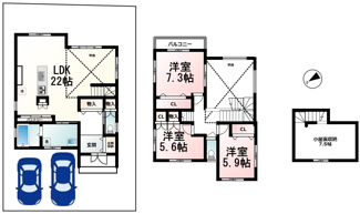 【間取り】 | 下阪本２丁目　ニュータウン2期7号地