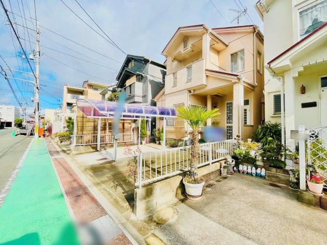 京田辺市東古森のバルコニー