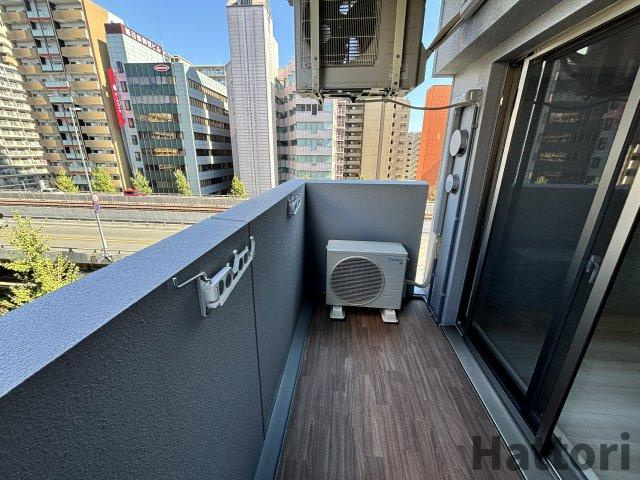 アドバンス江坂ラシュレのバルコニー