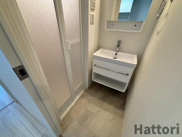 アドバンス江坂ラシュレの洗面所