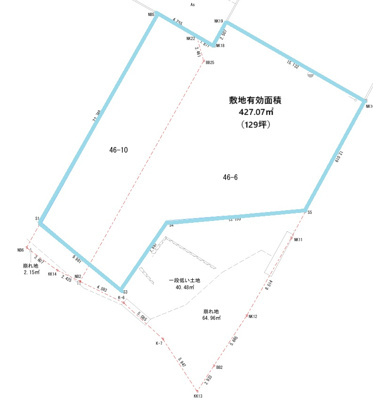 【区画図】 | 富岡市星田　住宅用地
