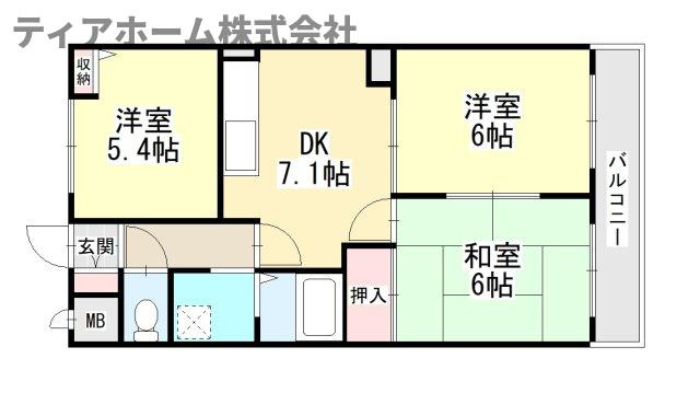 グランシャリオ桜井の間取り
