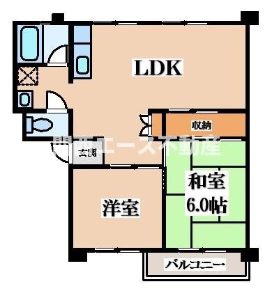 【間取り】 | 香里三井C団地