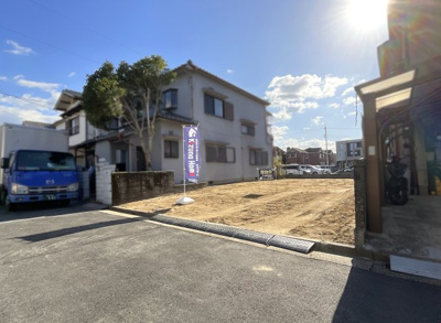 【前面道路含む現地写真】 | 奈良県奈良市西九条町３丁目　注文住宅　条件なしの土地