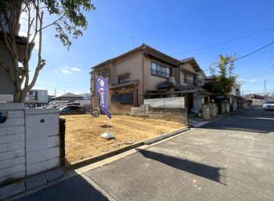 【前面道路含む現地写真】 | 奈良県奈良市西九条町３丁目　注文住宅　条件なしの土地