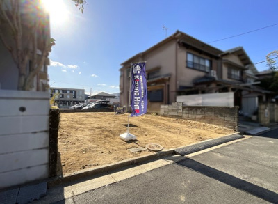 【前面道路含む現地写真】 | 奈良県奈良市西九条町３丁目　注文住宅　条件なしの土地