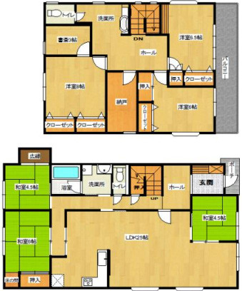 豊橋市多米西町の間取り
