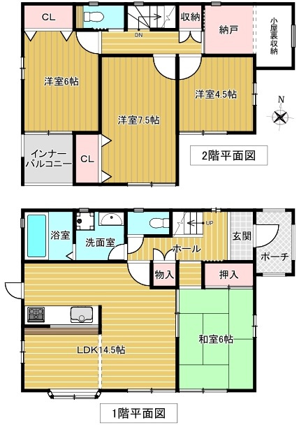 豊橋市内張町の間取り
