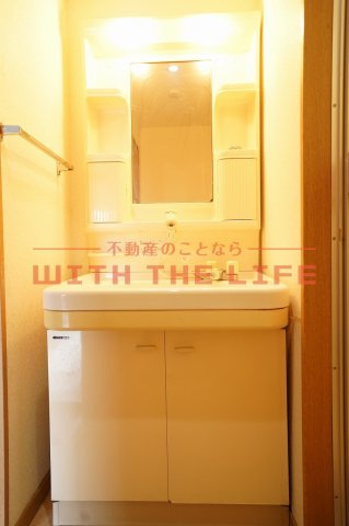 グリーンハイツ(上津）【キャッシュバック対象物件】の独立洗面台|独立洗面台あり、毎朝おしゃれに忙しい女性の方におすすめです