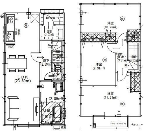 グランソフィア廻田町の間取り